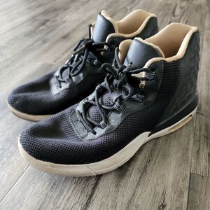 Nike Air Jordan Academy BG Youth Black/White Athletic Shoes Size 6Y 844520-012